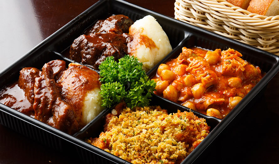 煮こみ料理のセット
